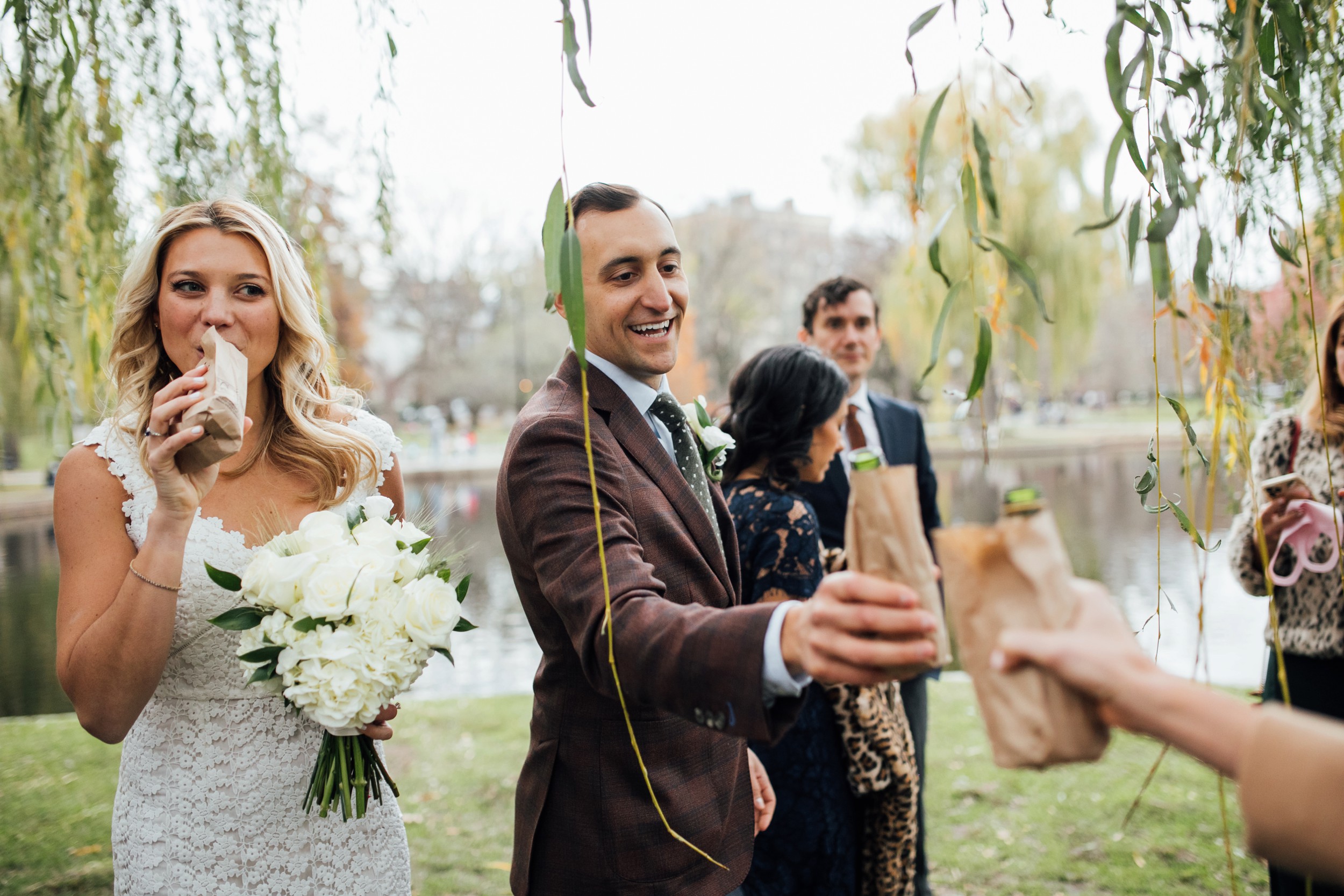 Boston Public Garden wedding
